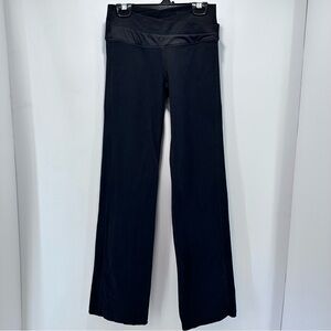 Lululemon‎ Astro Pants Women’s 4 Yoga Leggings Flare Wide Leg Crossover Waist